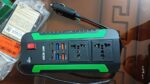 مبدل برق و شارژ داخل خودرو 300 وات گرین Green spark 300 power inverter - Image 3