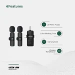 میکروفون ۳ کاره گرین لاین 3IN 1 Microphone Type-C / Lightning / Aux - Image 3